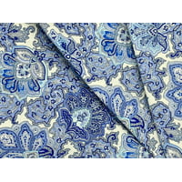 SMIN-FC-14B-42 Fabric By The Yard Blue Cotton Cambric Fabric Sewing Fabric News Paper /& Women Face Printed Fabric Home Decor Fabric